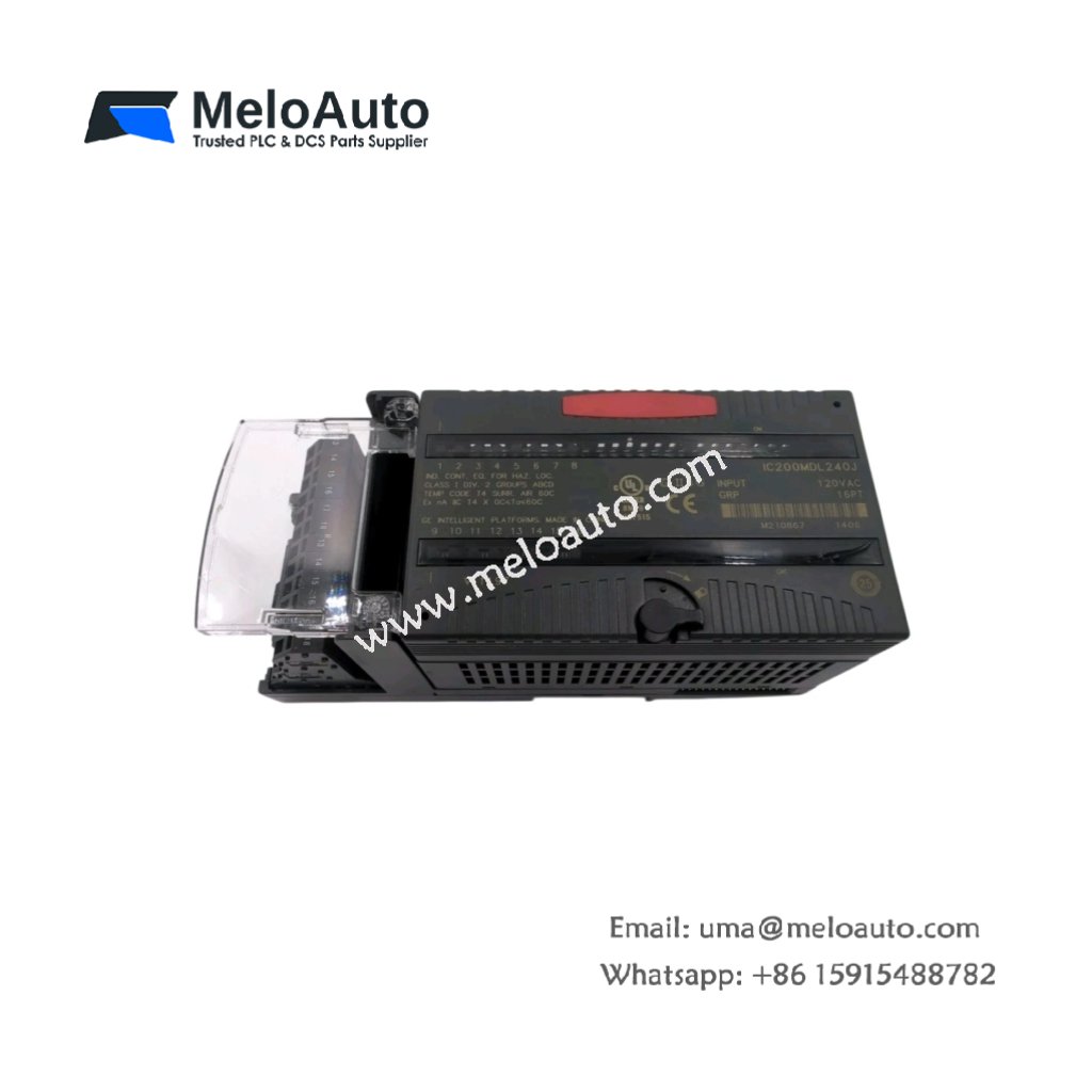 GE IC200MDL240J: VersaMax AC Input Module for Industrial Control