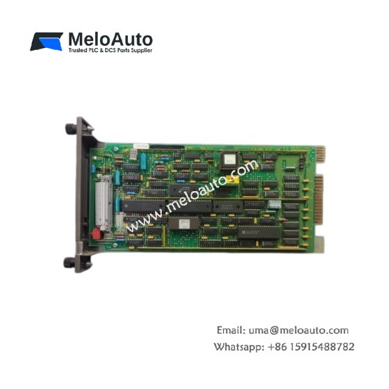 ABB Bailey INBTM01 bus transfer module with 36.4J energy storage, 8ms switching, 0.52kg weight, and four relays for redundant networks.