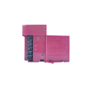 Fuji NP1S-42 power supply module for NP1 series. 100‑240V AC input, 5V 3A and 24V 0.8A outputs, 1500µF energy storage, 82% efficiency.