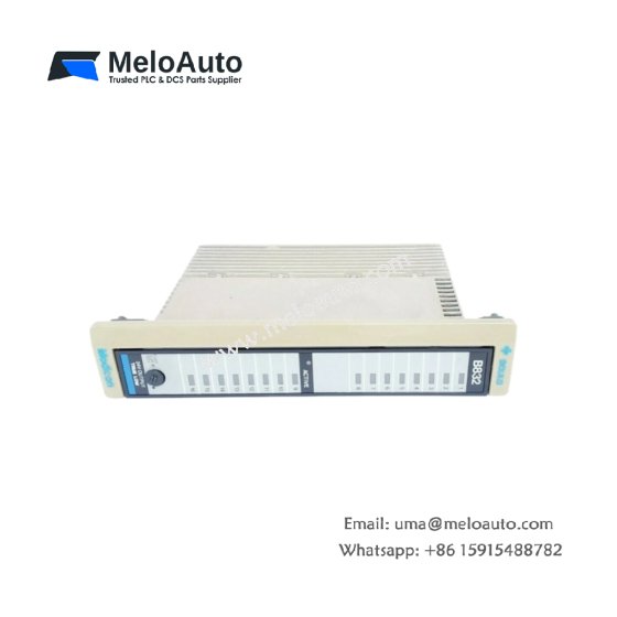 Schneider ASB832016 series output module for Advantys STB. 16 sourcing MOSFET outputs at 0.3A each, 0.15ms turn-on, short