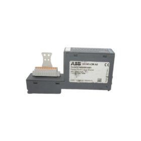 ABB 1SAP270000R1001 digital I/O module with 8 inputs and 4 outputs. Weight 0.21kg, size 112x67x76mm, no energy storage. 24V DC operation