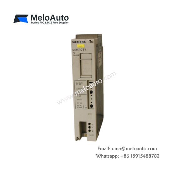Buy Siemens 6ES5951-7ND12 Power Supply Unit for SIMATIC S5 systems. 85-264V AC input, 10A at 5V DC output, 2A at 24V DC, 30 ms hold-up time