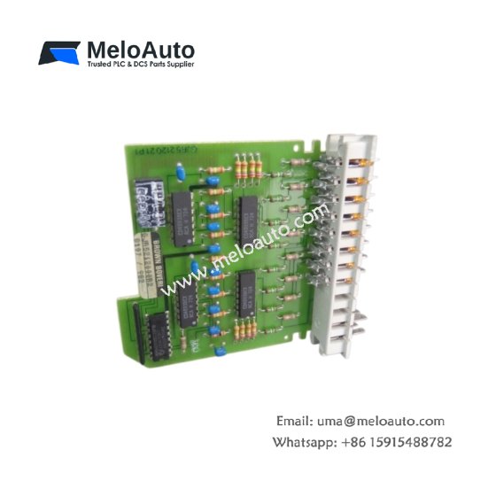 ABB 07 XS 80 Digital Input Module for Procontic systems. 32 inputs, 24V DC, 3ms response, optocoupler isolation, LED status, 0.68kg.