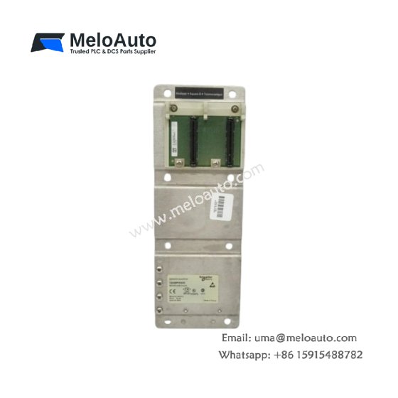 Schneider 140XBP00200 picture backplane features 2 slots for Modicon Quantum 140 series modules. 32 Mbps bus speed