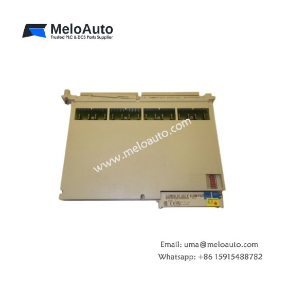 Siemens 6ES5458-4UA12 digital output module with 8 transistor channels, 2A per point, short-circuit protection, and 0.38kg weight