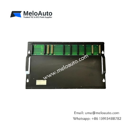 Original Fuji FSB080A MICREX-SX terminal block. 8 screw terminals with transparent cover for I/O modules. Direct replacement part. In stock.