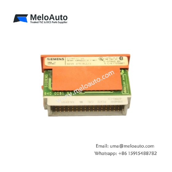 Siemens 6ES5375-8LC11 memory submodule with 36KB capacity, lithium battery backup, 200-day retention, and 0.02kg weight for SIMATIC S5.