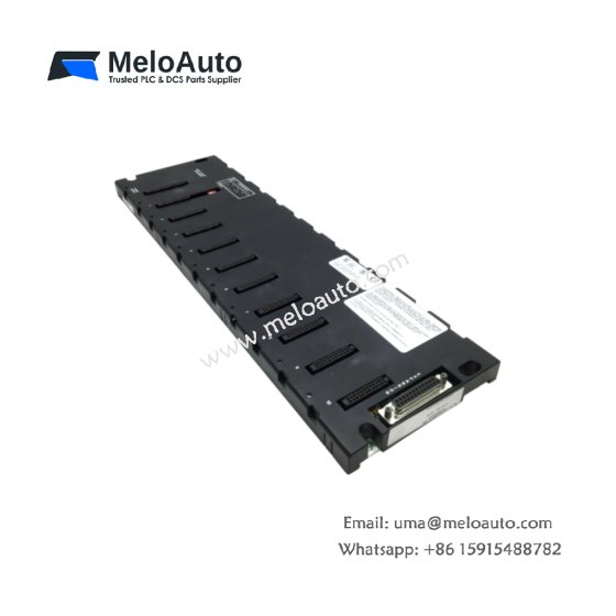 Buy GE IC693CHS392F Bus Expansion Baseplate for Series 90-30. 5 I/O slots, passive backplane, 50-pin expansion port. Expand your PLC system