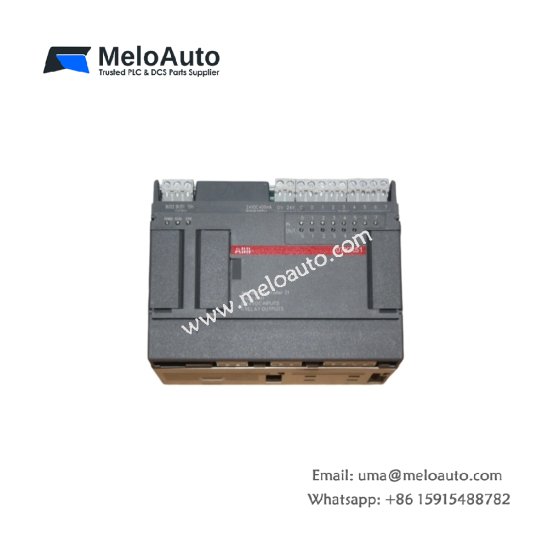 ABB 1SBP260011R1001 Controller Basic Unit for Advant AC31. 12 DC inputs, 8 transistor outputs, 2 analog inputs, Modbus RTU, DIN rail, 0.28kg.