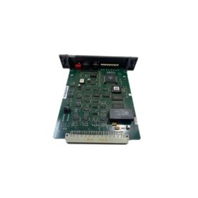 ABB Bailey IMRCC02 INFI 90 CPU & communication module. Features 16-bit CPU, 2 serial ports, battery-backed SRAM, 128KB program memory.