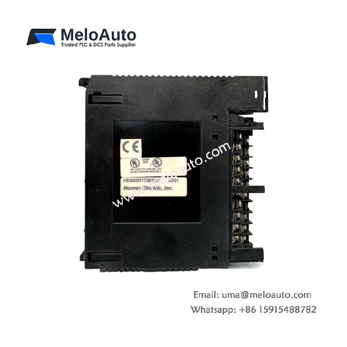 GE HE693RTD600M RTD Module | 6-Channel Pt100 Input