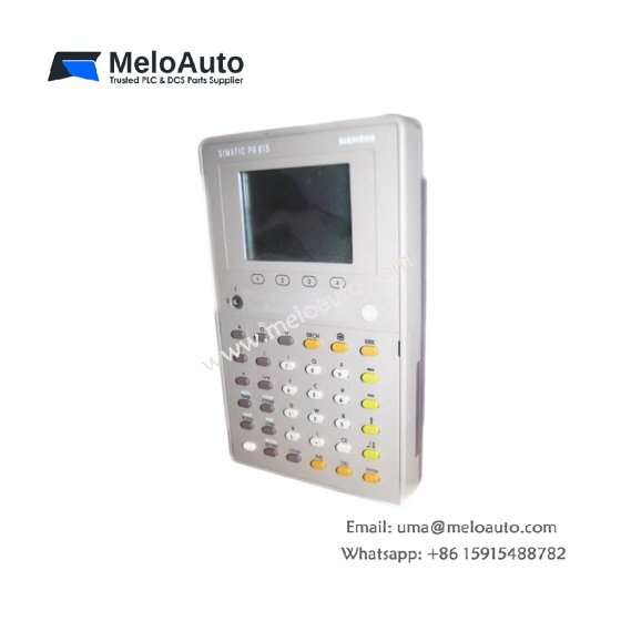 Siemens 6ES5615-0UB11 hand held programmer for SIMATIC S5. 16KB memory, AS511 interface, STL programming with LCD display.
