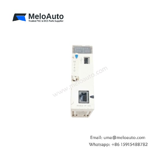 Schneider BMXP341000 Processor: 166MHz RISC, 0.07µs/boolean instruction, 1024 digital I/O, Ethernet Modbus TCP/IP, 240mAh battery.