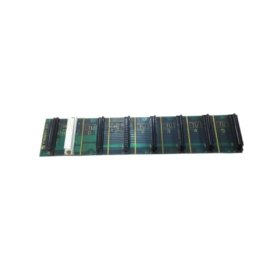 Original Fuji FSB086H MICREX-SX 5-slot mount board unit. Passive backplane for I/O module expansion. DIN rail mounting. In stock.