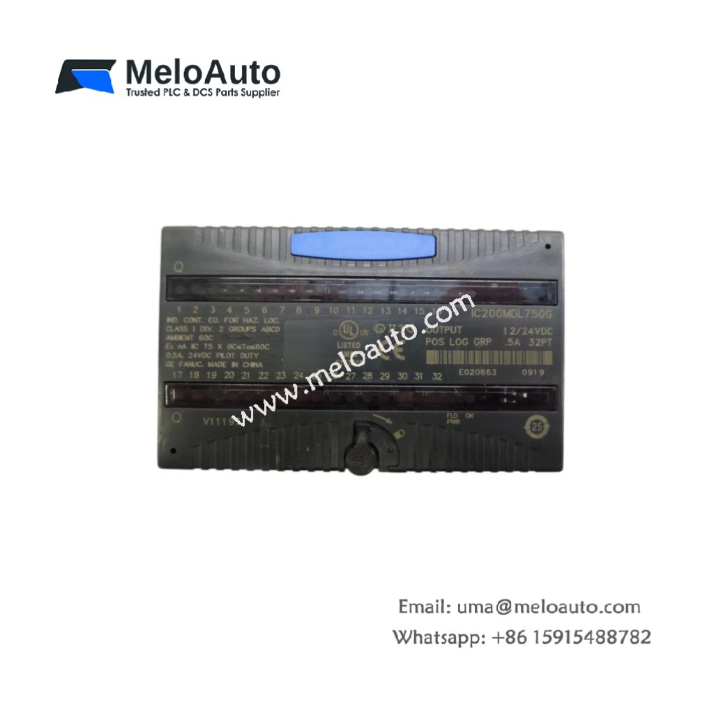 GE IC200MDL750G – VersaMax Output Module for Digital Actuator Control