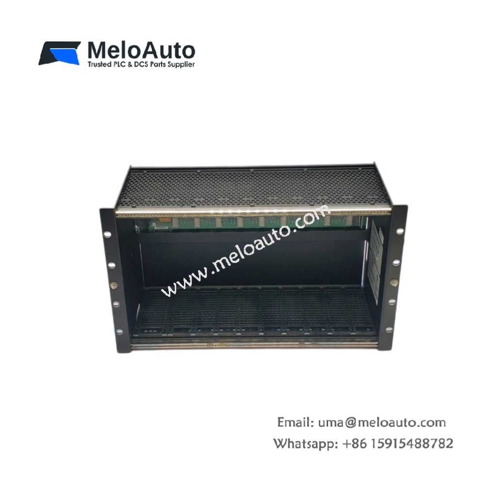 GE IC697CHS791G: 9-Slot Front Mount Rack for Series 90-70 PLC