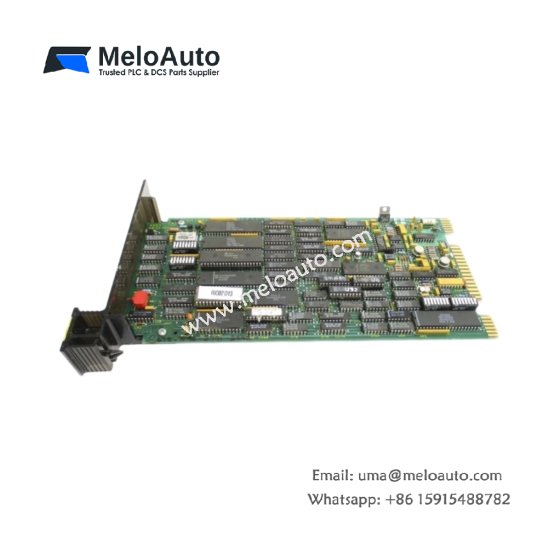 ABB Bailey NRIO02 remote I/O module with 16 inputs, 8 MOSFET outputs, Modbus RTU, 21.5J storage, and 0.58kg weight for distance applications.