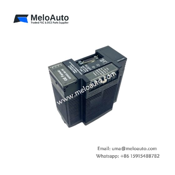 GE IC693PWR330G power supply module for Series 90-30 PLC. 85-264V AC input, 30A at 5V DC, 24V relay output, overvoltage protection, 680g.