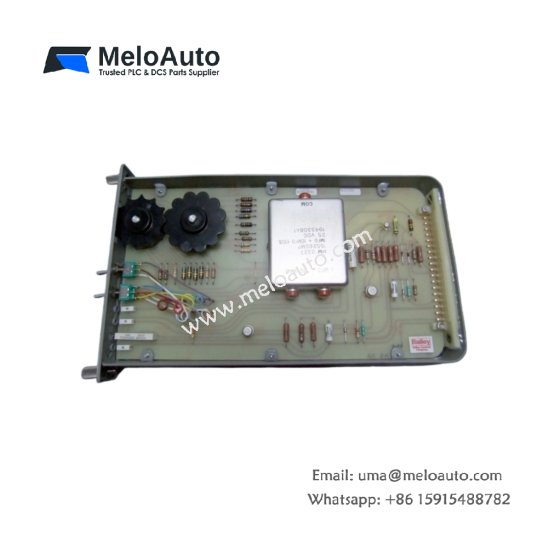 ABB 1948605A1 Serial Interface Module: 2 RS-232 ports, 110-19200 baud, DB25 connectors, 267x30x185mm, 0.48kg. No battery.