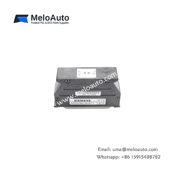 Siemens 6ES5760-0HA11 terminal connector for SIMATIC S5 I/O modules. 20 screw terminals, weight 0.12kg, size 130x36x58mm
