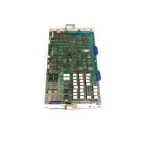 GE A20B-0003-074/12F CPU board for Fanuc CNC systems. 32-bit processor. 4-axis control. 128KB program memory. Battery-backed SRAM. 0.88kg.