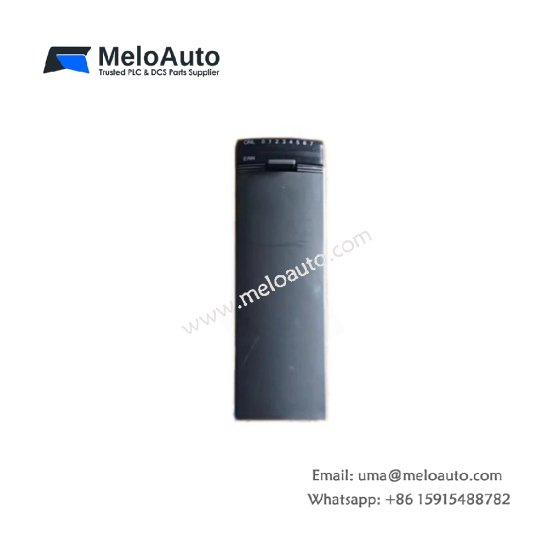 Fuji NP1Y08T0902 digital output module with 8 NPN transistor channels. 0.5A per channel, 0.3ms response, 220µF capacitor