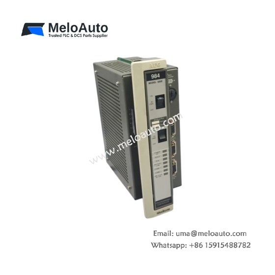 Buy the Schneider PCD984785 Modicon Quantum slot mount CPU. Features 984 ladder logic, flash memory storage, and a single-slot