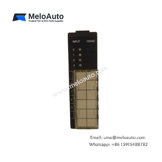 GE IC610MDL126A Series Six discrete input module. 16 channels at 120V AC, 8mA per point, 0.68 kg. Specs inside.