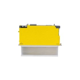GE A02B-0168-B012 single channel servo amplifier for GE Fanuc systems. 200-230V AC input, 12A rated output, 24A peak. IGBT module