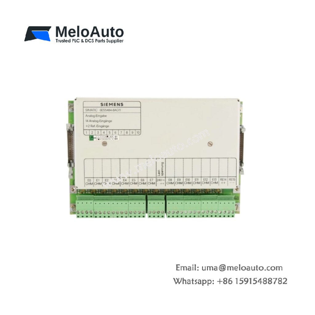 Siemens 6ES5484-8AG11 Analog Input Module