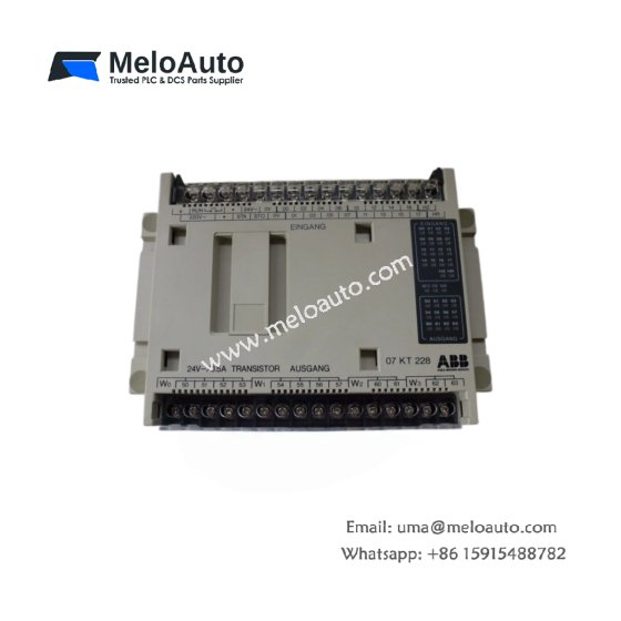 Genuine ABB 07 KT 228 basic configuration unit for Procontic systems. LCD display, 20-key pad, 4KB EEPROM, RS-422 interface. 0.55kg. Shop now.
