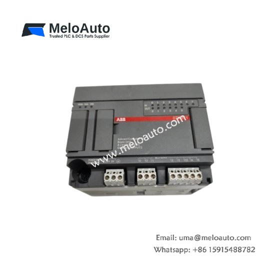 ABB 1SBP260010R1001 Advant Controller 31 basic unit. 4MB RAM, 2.8 kg, 24V DC, 0.5 ms per 1K instructions, Ethernet port.