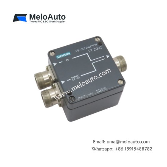 Siemens 6ES5762-2CS11 power supply for SIMATIC S5. 120/230V AC input, 24V DC 2A output, 2200µF energy storage. Screw terminals
