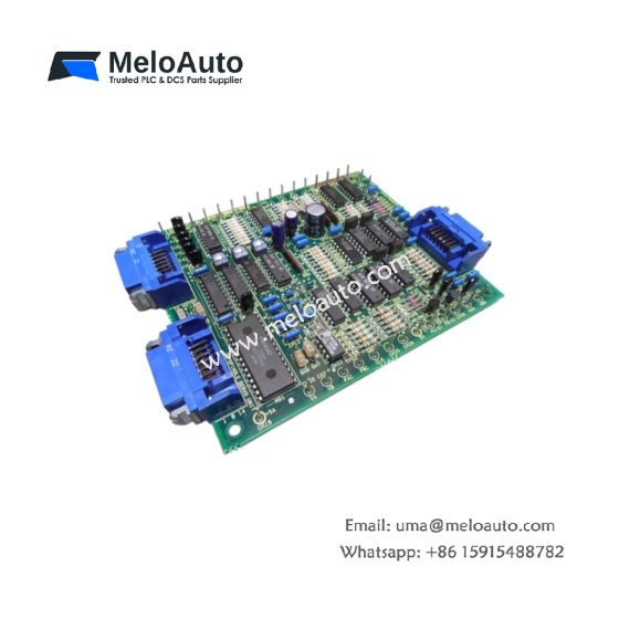 GE A16B-1600-0440/06A spindle drive board for GE Fanuc CNC. Controls spindle speed, 0-10V output, 1MHz encoder input, weight 0.65kg