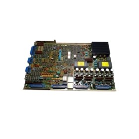 GE A20B-0009-053 servo drive board for GE Fanuc CNC. Single-axis control, 8kHz PWM, 6 gate drive outputs. DSP/FPGA architecture