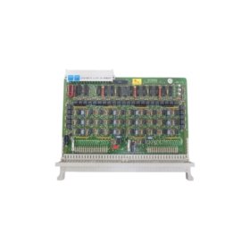 Siemens 6ES5450-3AA11 digital output module with 16 transistor outputs, 0.5A per channel & 470µF capacitor. For SIMATIC S5 systems