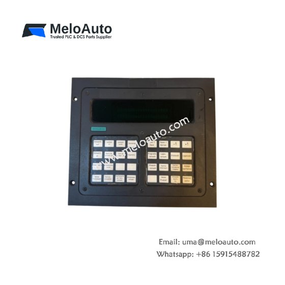 Siemens 6AV1132-0BA10 operator panel with 6-inch monochrome display, 8 function keys, MPI interface, IP65 rated. In stock. Siemens 6AV1132-0BA10 operator panel with 6-inch monochrome display, 8 function keys, MPI interface, IP65 rated. In stock.