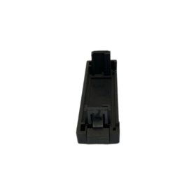 GE IC610MDL100A filler module for Series One I/O racks. Blank cover plate, ABS plastic UL94 V-0, 85g, no components, snap-in mounting