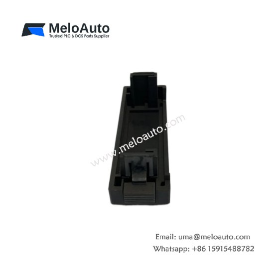 GE IC610MDL100A filler module for Series One I/O racks. Blank cover plate, ABS plastic UL94 V-0, 85g, no components, snap-in mounting