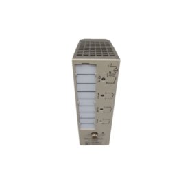 Siemens 6ES5430-8MC11 digital input module. Features 16 channels, 24V DC, 1500V optocoupler isolation, 0.41kg weight, and 5ms scan time