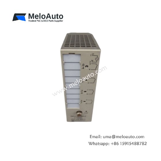 Siemens 6ES5430-8MC11 digital input module. Features 16 channels, 24V DC, 1500V optocoupler isolation, 0.41kg weight, and 5ms scan time