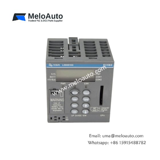 ABB 1SAP14050099952 CPU module for AC500-eCo. 16KB RAM, 0.12 kg, 24V DC, 0.5 ms per 1K instructions, RS-232 port.