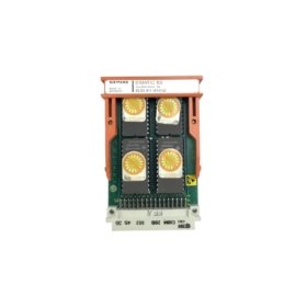 Siemens 6ES5911-0AA52 memory module. Features 16KB battery-backed RAM, 365-day data retention, submodule socket, 0.34kg weight