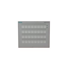 Siemens 6AV3688-3ED13-0AX0 push button panel. Features 16 programmable buttons, PROFIBUS DP, IP65 front rating, 0.62kg weight
