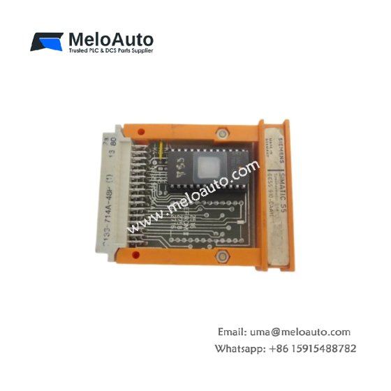 Siemens 6ES5910-0AA11 EPROM memory module for SIMATIC S5-95U. Plug-in design, battery-free retention, 0-60°C operation. CE/UL/CSA certified