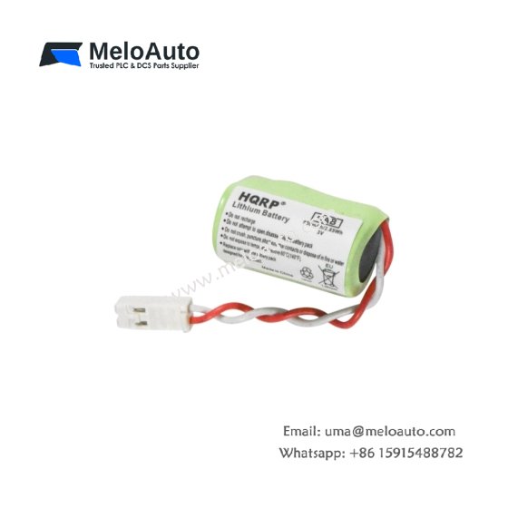 Siemens 6ES5980-0MB11 lithium battery with 3.6V, 950mAh capacity & 10-year shelf life. Backup power for SIMATIC S5 program and data memory