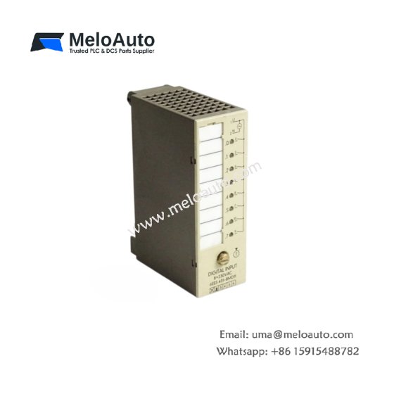 Siemens 6ES5431-8MD11 digital input module for SIMATIC S5. 115V AC input, opto-isolated, for interfacing with legacy field devices. Siemens 6ES5431-8MD11 digital input module for SIMATIC S5. 115V AC input, opto-isolated, for interfacing with legacy field devices.