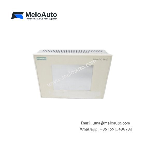 Siemens 6AV3627-1NK00-2AX0 TP27-6 touch panel, 5.7" STN monochrome display, 1MB memory, IP65. For SIMATIC S5/S7. Discontinued 2014.