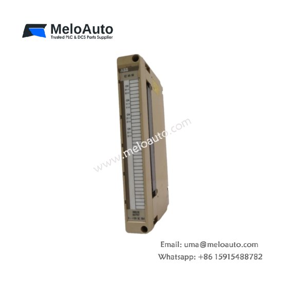ABB 07 AA 60 R1 Procontic analog output module. Features 8 channels, 12-bit resolution, 4-20mA output, 0.48kg weight, ±0.2% accuracy