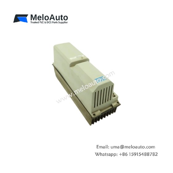 Genuine ABB 3HAB8101-1/03B robotic servo drive for IRC5 robots. 15A continuous, 30A peak, 400-480V AC, resolver/encoder feedback. 4.80kg.